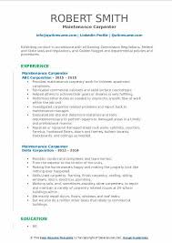 Check spelling or type a new query. Maintenance Carpenter Resume Samples Qwikresume