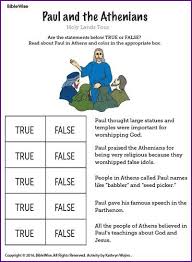 Image Result For Apostle Paul In Athens Worksheets Bible Lessons Paul S Missionary Journeys Sunday School Activities