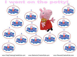 Peppa Pig Potty Training Chart Potty Training Sticker