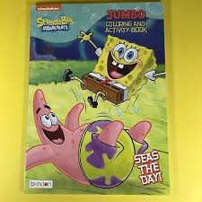 There are tons of great resources for free printable color pages online. Nickelodeon Spongebob Squarepants Jumbo Coloring And Activity Book Seas The Day 9 99 Picclick