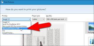 You can simply select a bunch of image files and print them to a pdf file directly within file explorer. How To Combine Images Into One Pdf File In Windows