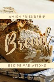 You don't have to be given a starter. Amish Friendship Bread Recipe Variations
