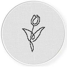 Check spelling or type a new query. Tulip Flower Line Art Cross Stitch Pattern Floral Cross Stitch Cross Stitch Patterns Tiny Cross Stitch