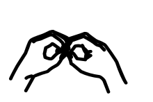 Even the alphabet is signed very differently. British Sign Language Wikipedia