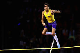 Pole vaulter, duplantis first grabbed the limelight when he twice bettered the world record of 6.16m with clearances of 6.17m and 6.18m in. Lafayette S Duplantis Wins Virtual Pole Vault Gold Medal