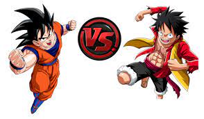 Luffy is sent flying backwards. Goku Vs Luffy Battles Comic Vine