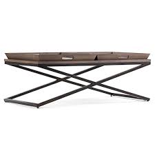 Pinus (indonesian pine) in #ab grade (fresh sound knots, and sound dead knots are available) 5. Buy Simpli Home Damien Solid Aged Elm Wood And Metal 50 Inch Wide Rectangle Modern Industrial Coffee Table In Distressed Natural Elm For The Living Room Family Room Online In Turkey B07bnxlstr
