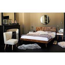 Livraison gratuite en point relais colis®. Lit 180x200 Vintage En Sheesham Massif Quadra Maisons Du Monde