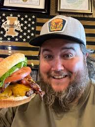 Smash burger from The Bearded Ginger Bar and Grill