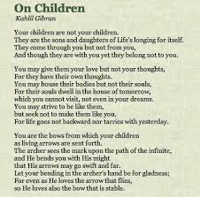 Pin By Paarmita Vedi On Poetry With Images Kahlil Gibran On Children