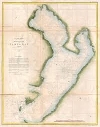 Tampa Bay Nautical Chart 1855 Geogarage Tampa Bay