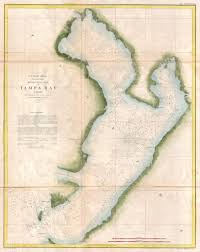 tampa bay nautical chart 1855 geogarage tampa bay