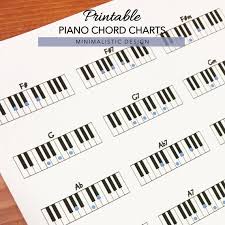 piano chord charts printable pdf format letter size print at home