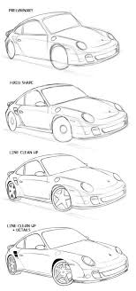 Wie Zeichnet Man Ein Automobil Sharenoesis Graphic Drawing Sketches Tutorial Car Drawing Kids Car Drawings