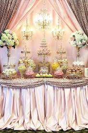 Elegant Pink Dessert Table In 2020 Pink Dessert Tables Sweets Table Wedding Wedding Candy Table