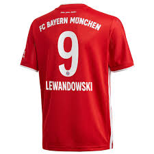 Bieten sie jetzt auf dieses tolle stück vom uefa spieler des jahres und. Kinder Fussball Robert Lewandowski 9 Heimtrikot Rot Trikot 2020 21 Hemd
