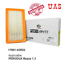 Filter air merupakan alat penyaring yang mampu menyaring dan menghilangkan kotoran, kuman, bakteri, atau zat berbahaya dari air. Perodua Air Filter For Perodua Bezza 1 3 17801 63r02