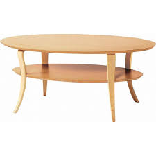 Coffee Table Center Living Wooden Oval Shape Open Bottom Shelf Net 406na Azumaya Azumayajapan Modern Coffee Table Wooden Coffee Table Coffee Table Wood