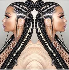 Break them up with crisp parts and micro braids sprinkled in between. Ghana Braids Or Banana Cornrows Ideas Of African Hairstyles Afroculture Net
