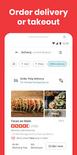 yelp: find food, delivery & services