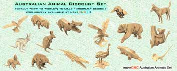 Some 46% of birds, 69% of mammals, 94% of amphibians, 93% of reptiles that inhabit the . Australian Animals Volume One Makecnc Volume Packs Makecnc Com