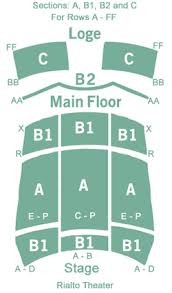 Seating Charts Tacoma Arts Live