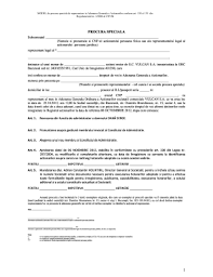 252, procura ca înscris întocmit pentru atestarea împuternicirilor conferite de reprezentat unui sau mai multor reprezentanţi prin care se deleagă. Model Procura Generala Fill Online Printable Fillable Blank Pdffiller