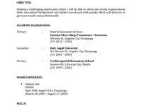 Example Of Resume Format For Job Resume Format Job Resume Format Resume Format Examples Job Resume