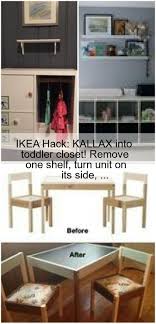 Ikea Hack Kallax In Den Kleinkinderschrank Entfernen Sie Ein Regal Drehen Sie Das Gerat Au Kinder Schrank Ikea Kallax