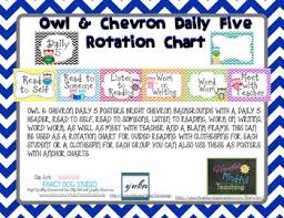 Owl Chevron Daily 5 Rotation Chart Updated