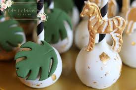 Stickers, labels, stamps, gift wrap, napkins, paper plates Safari Cake Pops 24 Safari Cakes Baby Shower Cake Pops Cake Pops