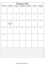 These are a great fit for your binder planner, and as always, completely free. February 2021 Calendar Templates