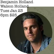 Benjamin Holland Winemaker tasting tonight $25