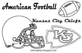 Your child will love coloring in the football player with their favorite team's colors. Kansas City Chiefs Coloring Pages Learny Kids