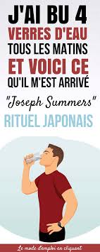 Pourquoi Boire 4 Verres D Eau Tous Les Matins Rituel Japonais Boire De L Eau Regime Japonais Sante
