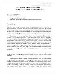 Latar belakang intervensi awal bt mahdzir 4. Jurnal Minggu 1