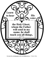 Coloring pages bible pictures to color and print bible story. Free Bible Coloring Pages About The Holy Spirit
