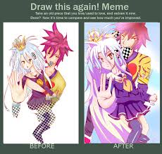 Draw It Again Meme 1 No Game No Life By Zeldapoo On Deviantart