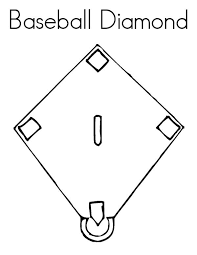 Baseball Diamond Clipart Black And White Diamond Shape Baseball Diamond Shape Coloring Pages Shape Coloring Pages Coloring Pages Baseball Diamond