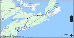 What Is The Drive Distance From North Sydney Nova Scotia
