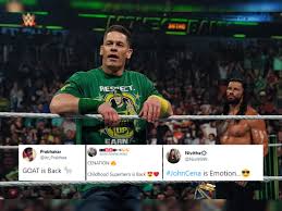Widely regarded as one of the greatest professional wrestlers of all time, he is tied with ric flair for the most world championship. Wwe Fans Sent Into A Frenzy As John Cena Makes A Shocking Return At Money In The Bank See Reactions