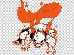 Used a reference image for the pose and what not since i am not really familiar with drawing him. Naruto Uzumaki Nine Tailed Fox Jiraiya Sasuke Uchiha Minato Namikaze Png Clipart Cartoon Computer Wallpaper Desktop