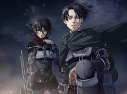 Attack on titan mobile wallpaper 1578557 zerochan anime. Mikasa Ackerman And Levi Ackerman Related Novocom Top