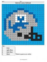 Detroit Lions Basic Subtraction Sports Quilts Football Quilt Detroit Lions Colors