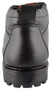 Buy Black Apple Men S Black Leather Derby Shoes 6 Uk At Amazon In