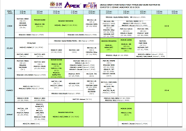 Jabatan kemajuan islam malaysia (jakim) menerusi portal rasminya akan menerbitkan jadual waktu berbuka puasa dan imsak di bulan ramadhan untuk tahun. Jadual Waktu Sidang Akademik 2019 2020 Home Maths Usm