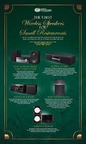 For smaller rooms, the affordable sony cmtsbt1000 (view on ebay) is a nice wireless option that won't break the bank. The 5 Best Wireless Speakers For Small Restaurants 2021 Update