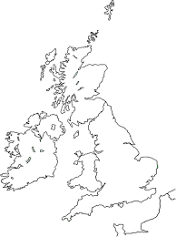Er liegt auf den britischen. Grossbritannien Karte Umriss Grossbritannien Map Outline Northern Europe Europa