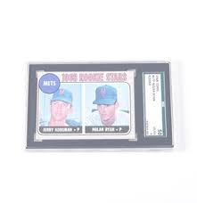 That said, the 1968 topps nolan ryan rookie is an incredible card and one of the hobby's most valuable baseball cards. Lot Art 1968 Topps Nolan Ryan Rookie Card Sgc Graded