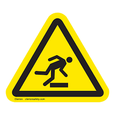 Symbol Meaning Trip Hazard Tripping Fall Clarionsafety Safety Warning Dangerzone Fallingdown Workplacesafety Risk Riskreduction Safetysymbols Nsm